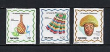 R6053 Mexique 1980 Art Artisanat 3V MNH