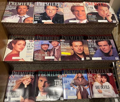 Premiere Movie Magazine Complete The Year, January-October 1989 You Pick One