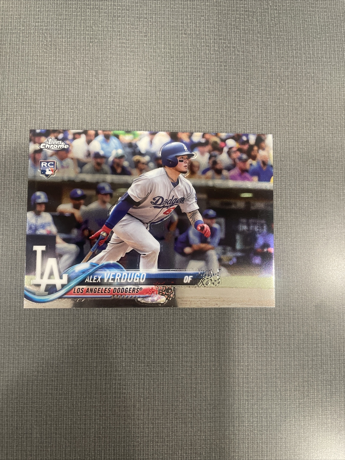 ALEX VERDUGO 2018 Topps Chrome #167 RC Rookie Dodgers NM+ Baseball Card