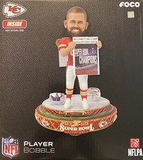 Travis Kelce & Isiah Pacheco Chiefs SB LVIII Champions Dual Spinner Bobblehead