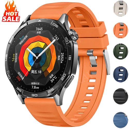 Silicone Sport Wrist Strap Universal Replacement Smart Watch Band 22mm Bracelet