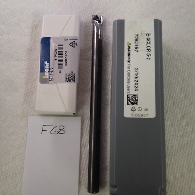 NEW ISCAR 5/16'' E-SCLCR 5-2 CARBIDE BAR. 3601946. W/ COOLANT CCMT #2  [REF#f68}