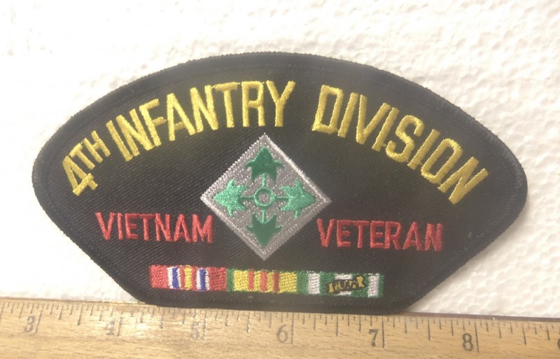 US Army - 4th Infantry Division - Vietnam Veteran Embroidered Patch