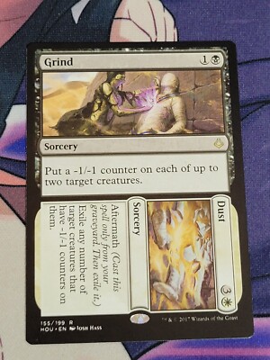 C4007 MAGIC MTG HOUR OF DEVASTATION GRIND DUST #155 NM RARE