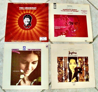 1969 WHITE LABEL PROMO LPs: The Chairman/Dream Of Kings/Justine/Goodbye Columbus