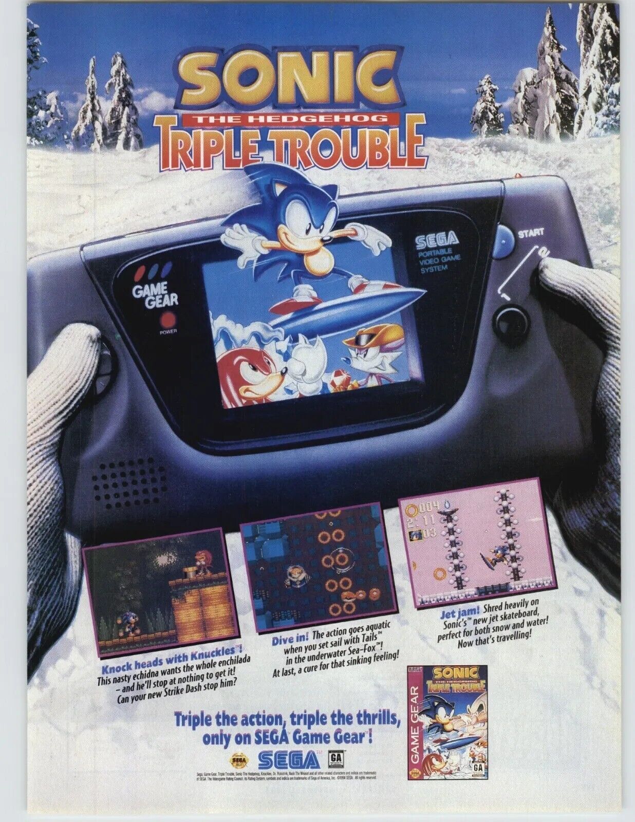 Sonic the Hedgehog for Game Gear Feels Like a Knockoff Flash Game –  Retrovolve