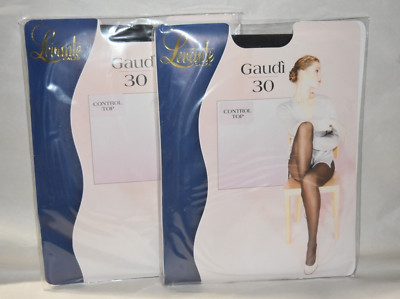 2X Levante Gaudi 30 control top Velvet pantyhose Londra 1 Small Sealed