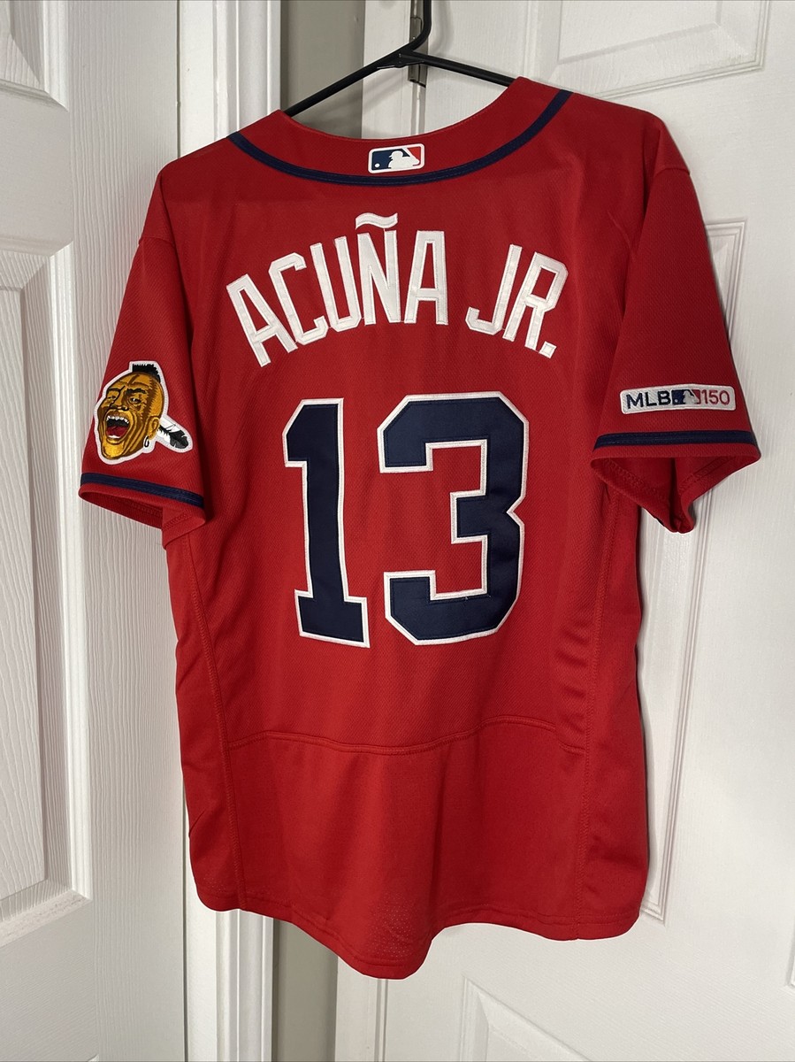 Mlb Red Braves Acuna Jersey Ronald Acuña Atlanta Braves Nike 40