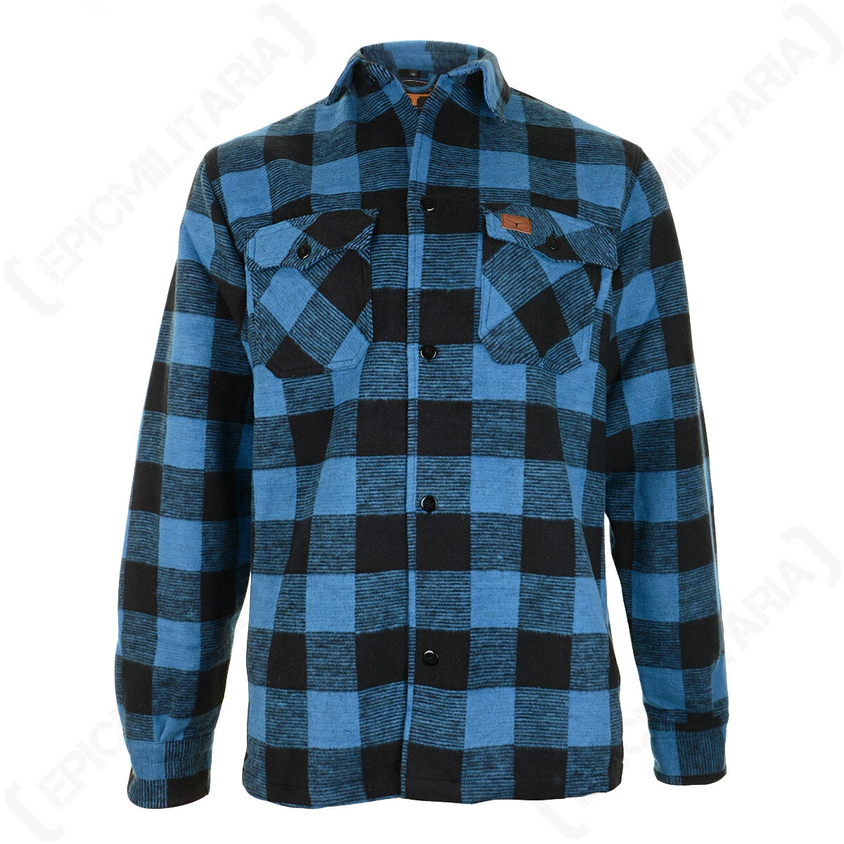 Lumberjack Flannel Shirt - Blue - All Sizes