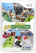 Manual Only Deca Sports - Nintendo Wii Pristine Authentic Instruction Booklet