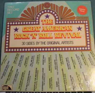 THE GREAT AMERICAN ROCK N ROLL REVIVAL  VOLUME THREE  NEAR MINT