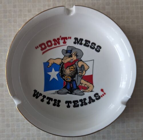 Cendrier Americana « Don't Mess With Texas » - Photo 1/2