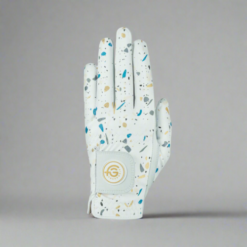 Terrazzo Golf Glove | Cabretta Leather & Colourful Prints | Motif Collection - Picture 8 of 12