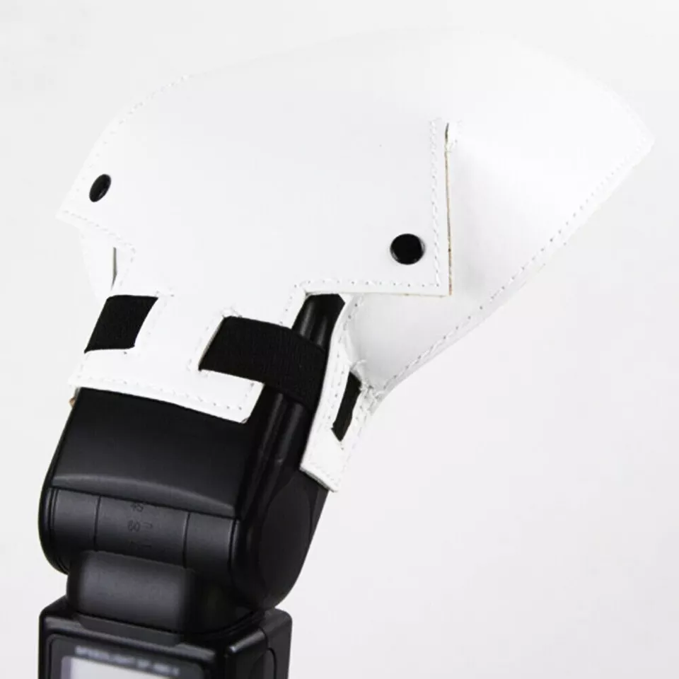 Flash Diffuser Bounce Reflector Diffuser Universal for Canon Nikon Sony Cameras - Image 2 of 4