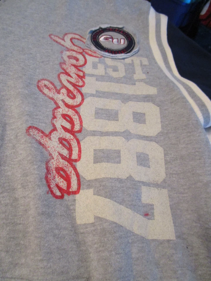 NUEVA SUDADERA GIII NCAA GONZAGA BULLDOGS PARA HOMBRE 1/4 CREMALLERA GRIS GRANDE Foto 2 de 2