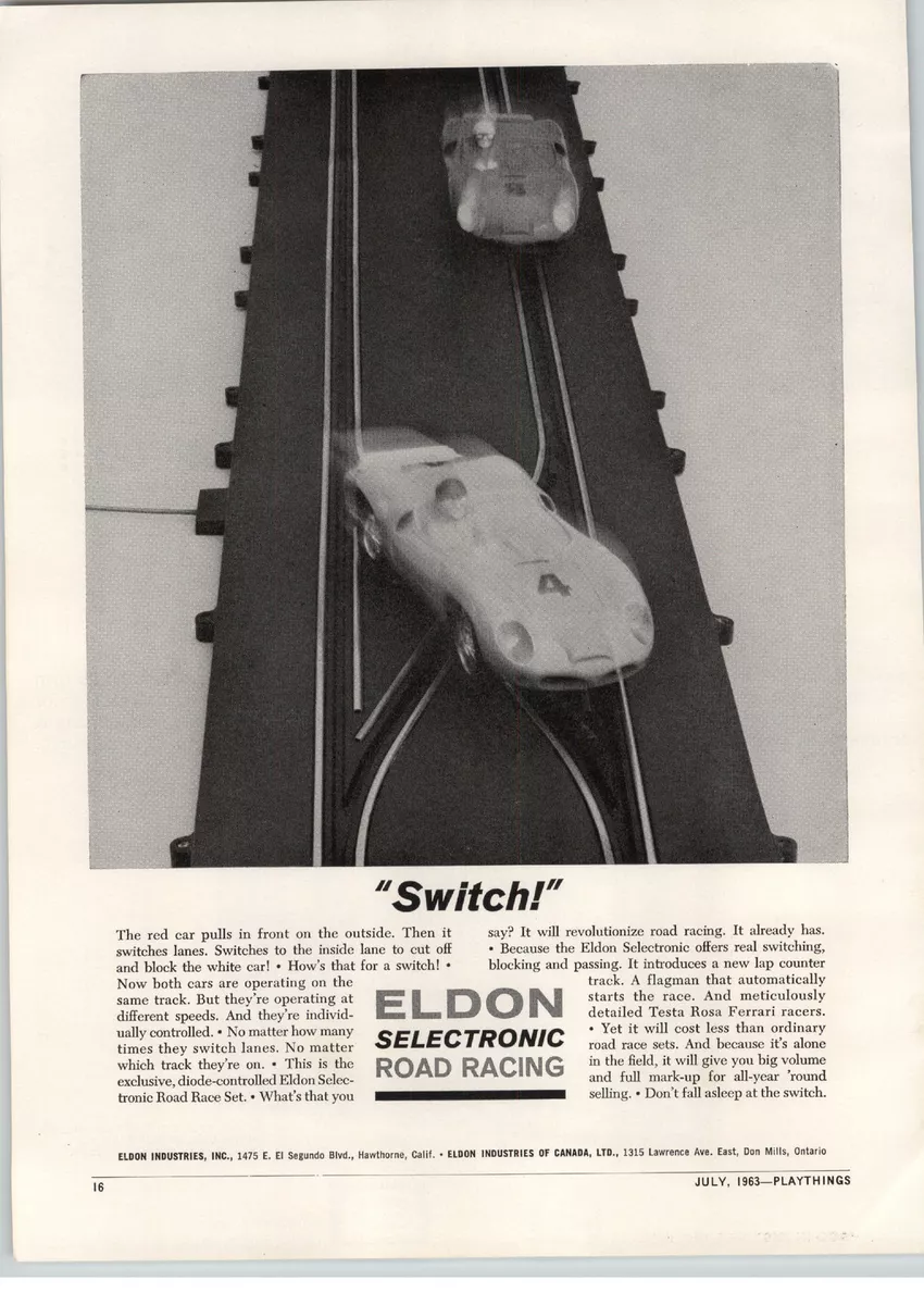 Eldon selectronic cheap road race set