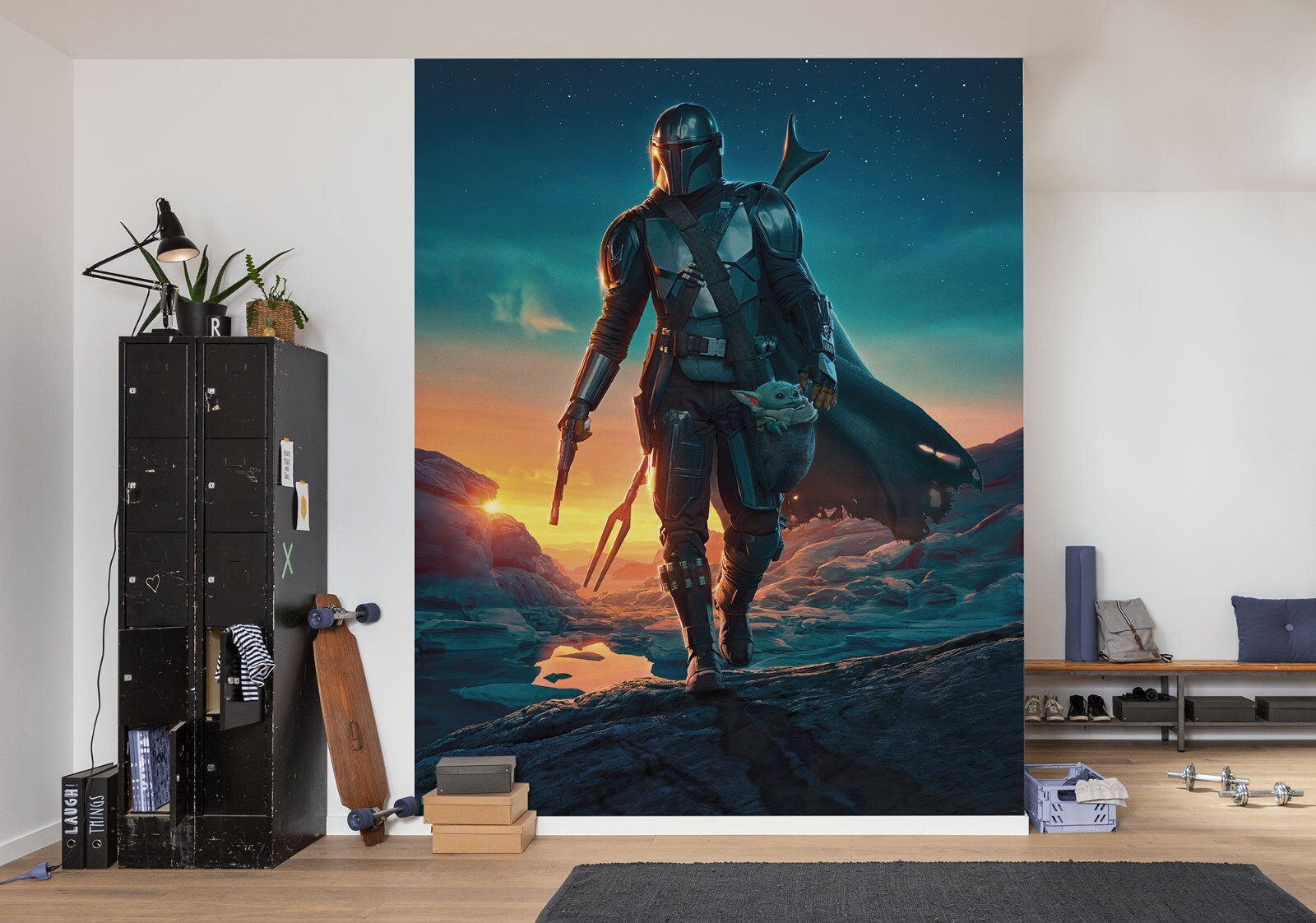 Star Wars The Mandalorian Gunslingers Foto Parati da Parete 198x249cm Casa Deco