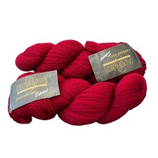 Cascade 220 Sport Yarn 100 Peruvian Highland Wool 164 Yards Red Set of 2