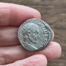 ROMAN. MACRINUS (217-218 A.D). MESOPOTAMIA, CARRHAE. SILVER TETRADRACHM.