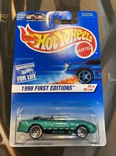 HOT WHEELS Jaguar XK8 VINTAGE 1998 1st First Edition Case Set CARD VHTF Lot D
