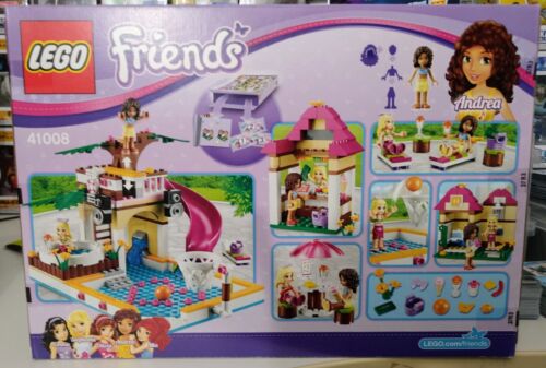 NUOVO E SIGILLATO! LEGO 41008 FRIENDS PISCINA HEARTLAKE CITY, in pensione! Andrea Isabella - Foto 3 di 8