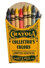 Crayola Crayons Collector s Limited Edition 1990 No. 8 Retired Colors Vintage US