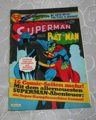 Superman Batman 1983 Ehapa Comic Superhelden gelesen
