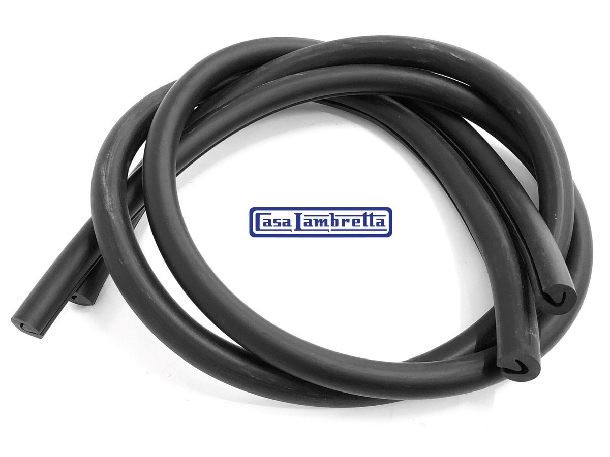 Italian Grey Legshield Rubbers/Beading Set For Lambretta Series 3 Li / TV – 2 Pieces