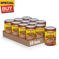 Traditional Canned Refried Beans, 1 Can, 16 oz Pack of 12 