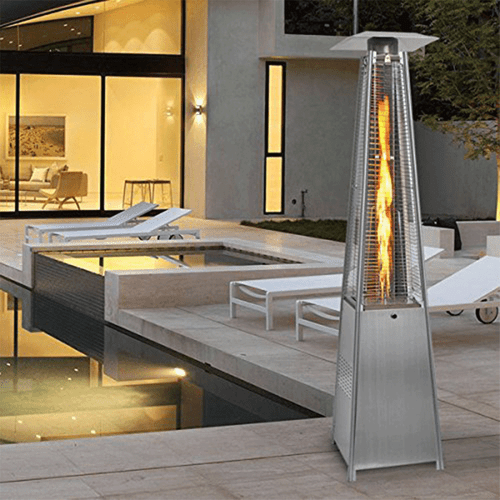 Pyramid Outdoor Patio Heater 13KW Adjustable Power Waterproof Windproof Protect - Picture 4 of 14