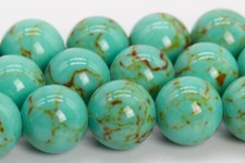 Synthetic Mint Green African Turquoise Grade AAA Round Loose Beads 6/8/10/12MM