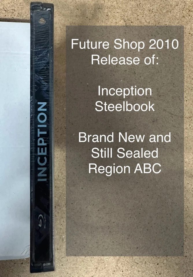 Inception Blu-ray Steelbook - Future Shop Exclusive Brand New Sealed - Image 3 of 3
