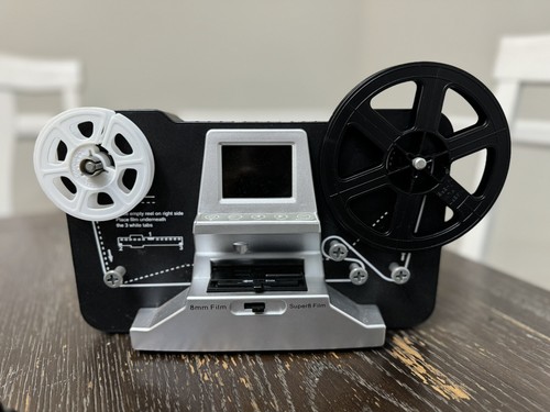 8mm Super 8 Converter Film Scanner 5"&3" Digital Video Scanner Movie Digitizer - Photo 3/7