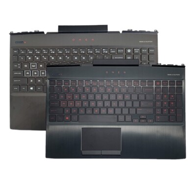 For HP Omen 15-DC 15-DC0005TX TPN-Q211 Palmrest White or Red Backlit Keyboard