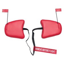 Piper PA-28R-200 Arrow II Cowl Plugs w/ RBF Streamer (Color: Red) Piper PA-28R-200 Arrow II Cowl Plugs w/ RBF Streamer (Color: Red)