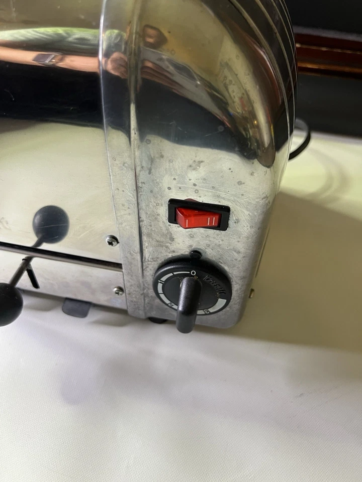 DUALIT  2 Slice Classic Toaster 2SL (20293) Chrome Made In England 120V - Image 3 of 4