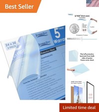 24x36 Clear Flexible PET Plastic Sheets - Perfect for DIY Art  Crafts, 2 Pack