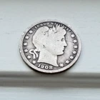 1908-O Barber Silver Quarter #M2