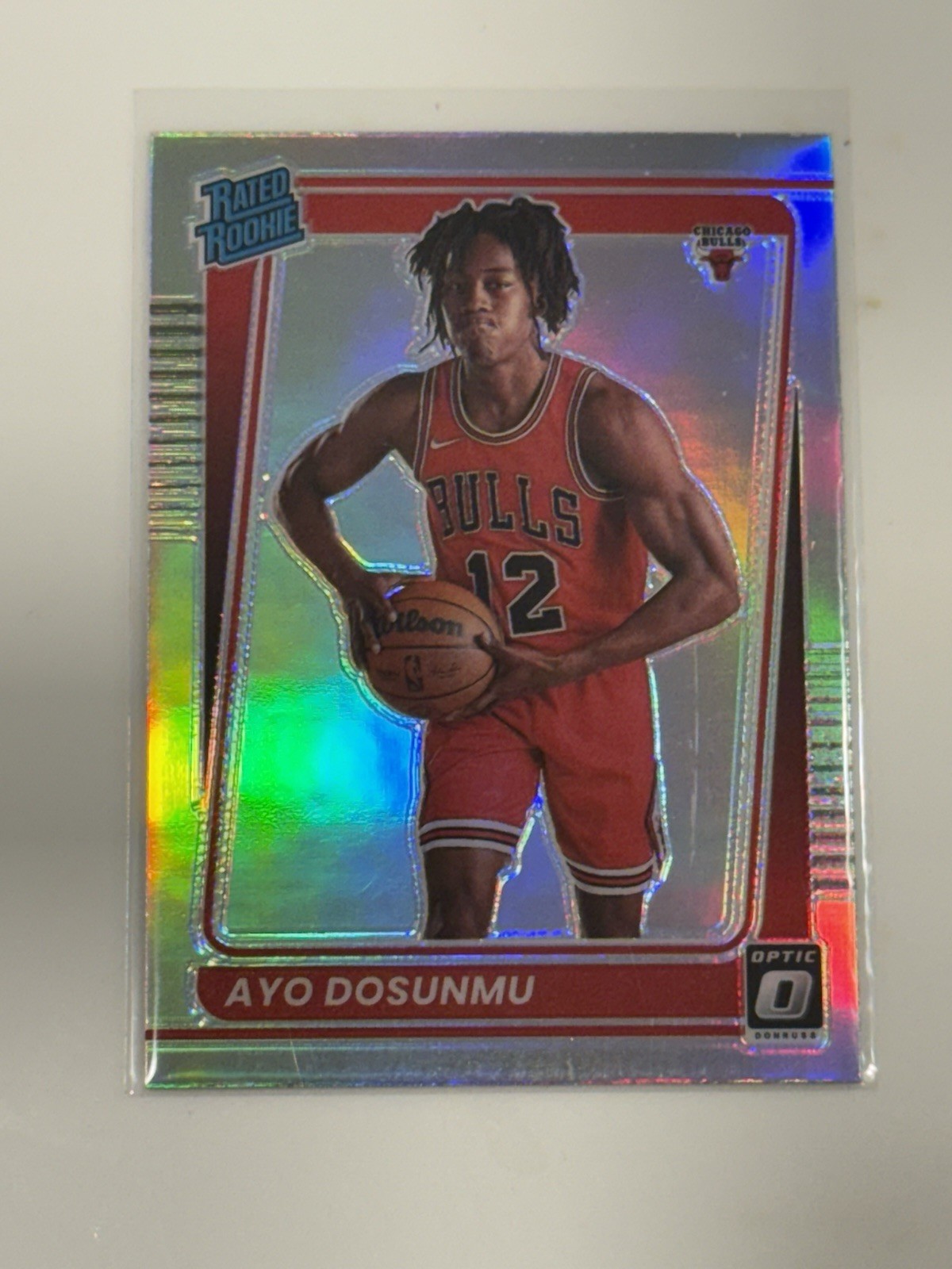 2021-22 Panini Donruss Optic - Rated Rookie Ayo Dosunmu #171 Holo Prizm (RC)