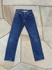 Vintage Redline Levi's Big E 201XX Jeans 30x 36 Made in USA Valencia