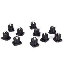 10x Speakon 4-Pin Female Jack Compatible Audio Cable Panel Socket Connectors