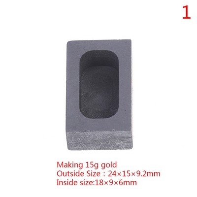 Graphitbarren-Barren-Formtiegel zum Schmelzen von Gold-Silber-Guss-RefiningC JI