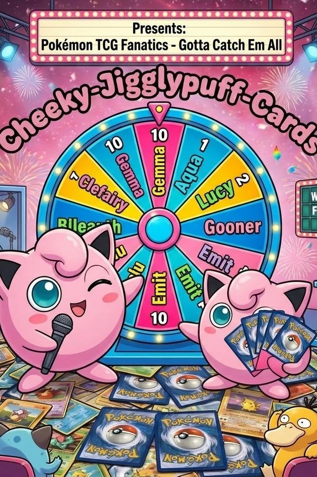 *£1 Starts, Mystery Prizes, Mystery Packs, Master set your fav Pokémon!*