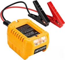 Car Jumper Starters Adapter for Dewalt 20V Battery w/ 13.5V Jumper Cable Clamps