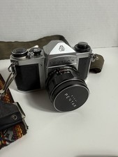 Near Mint  w/ Case Pentax SV Film Camera Super Takumar 55mm F/1.8 From Japan