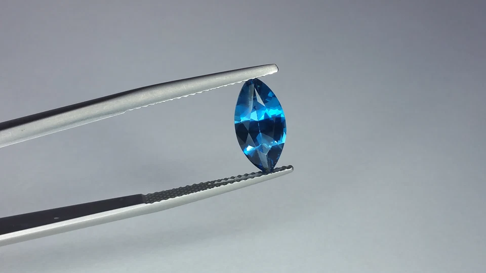 🔷 London Blue Topaz Natural Marquise Cut 12x6mm 🔷 - Image 2 of 4