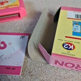 COCORON Famicom Action Game Cartridge Pink Case Manual Used