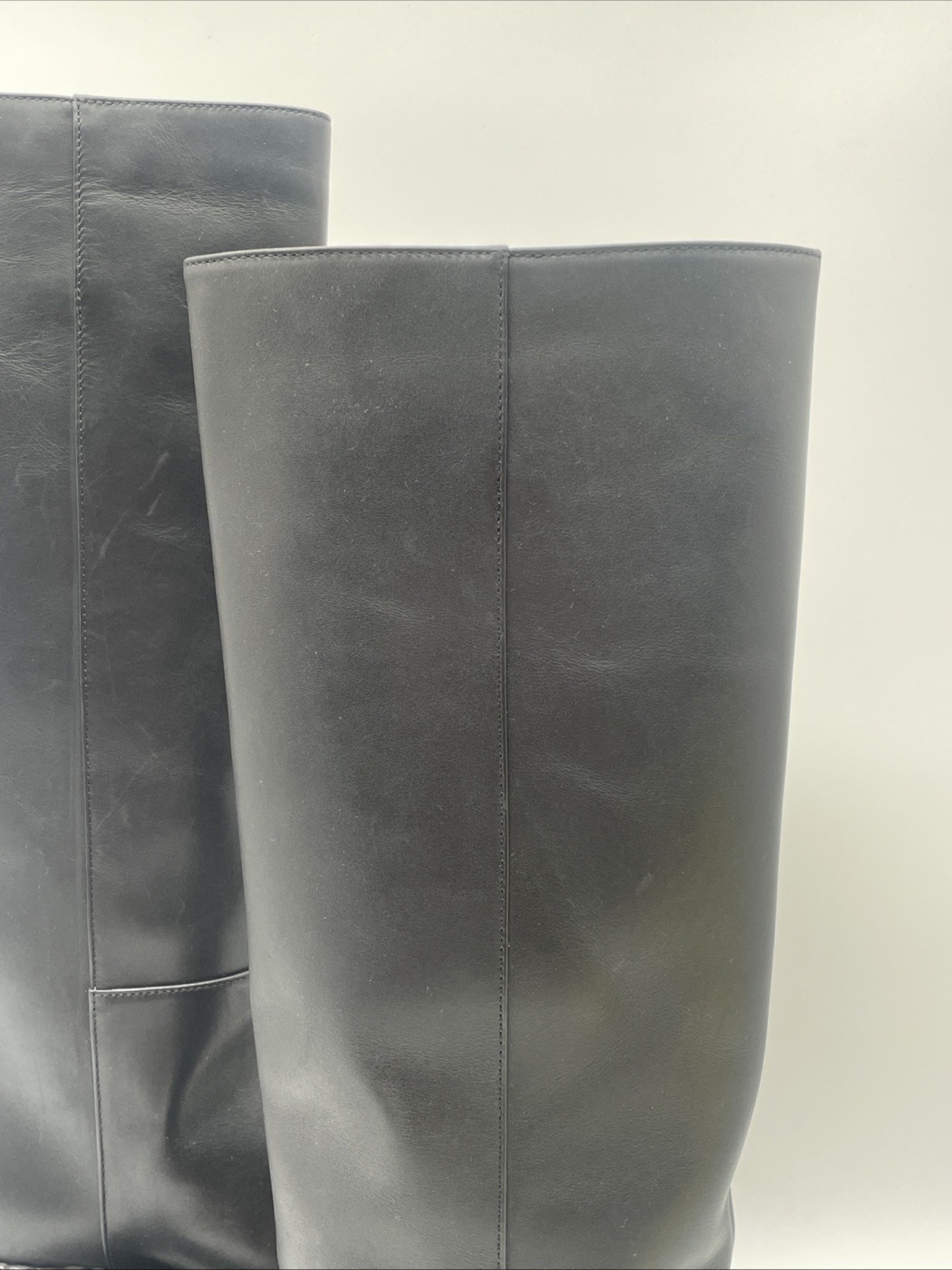 Prada The Runway Black Calfskin Leather Knee High Boots UK 6 EU 39 RRP £1520 image 5
