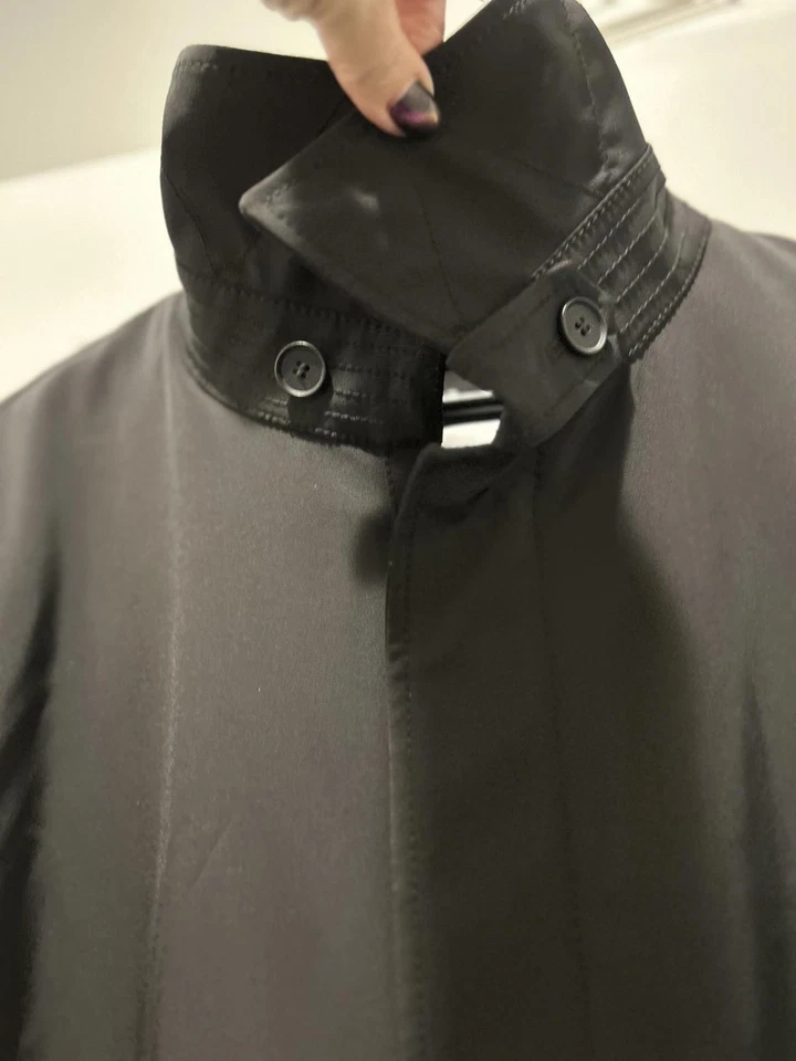 Chaqueta de abrigo negra para hombre Tumi Tech talla XL Foto 4 de 4