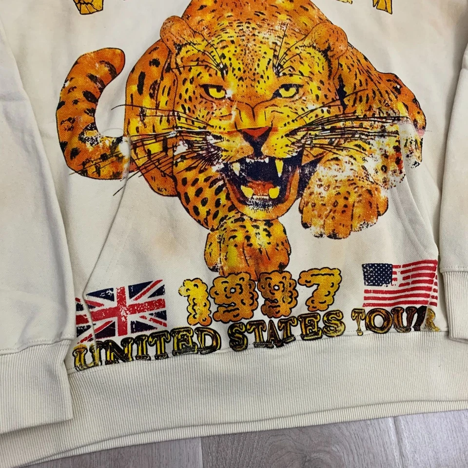 Vale Forever Cheetah Pullover Sudadera con Capucha Unisex Ropa de Calle Moda Foto 4 de 4